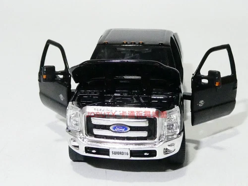 1:64 2016 FORD F-250 Ford pickup doppia porta modellino auto 2 apre la porta. - Foto 4 di 9