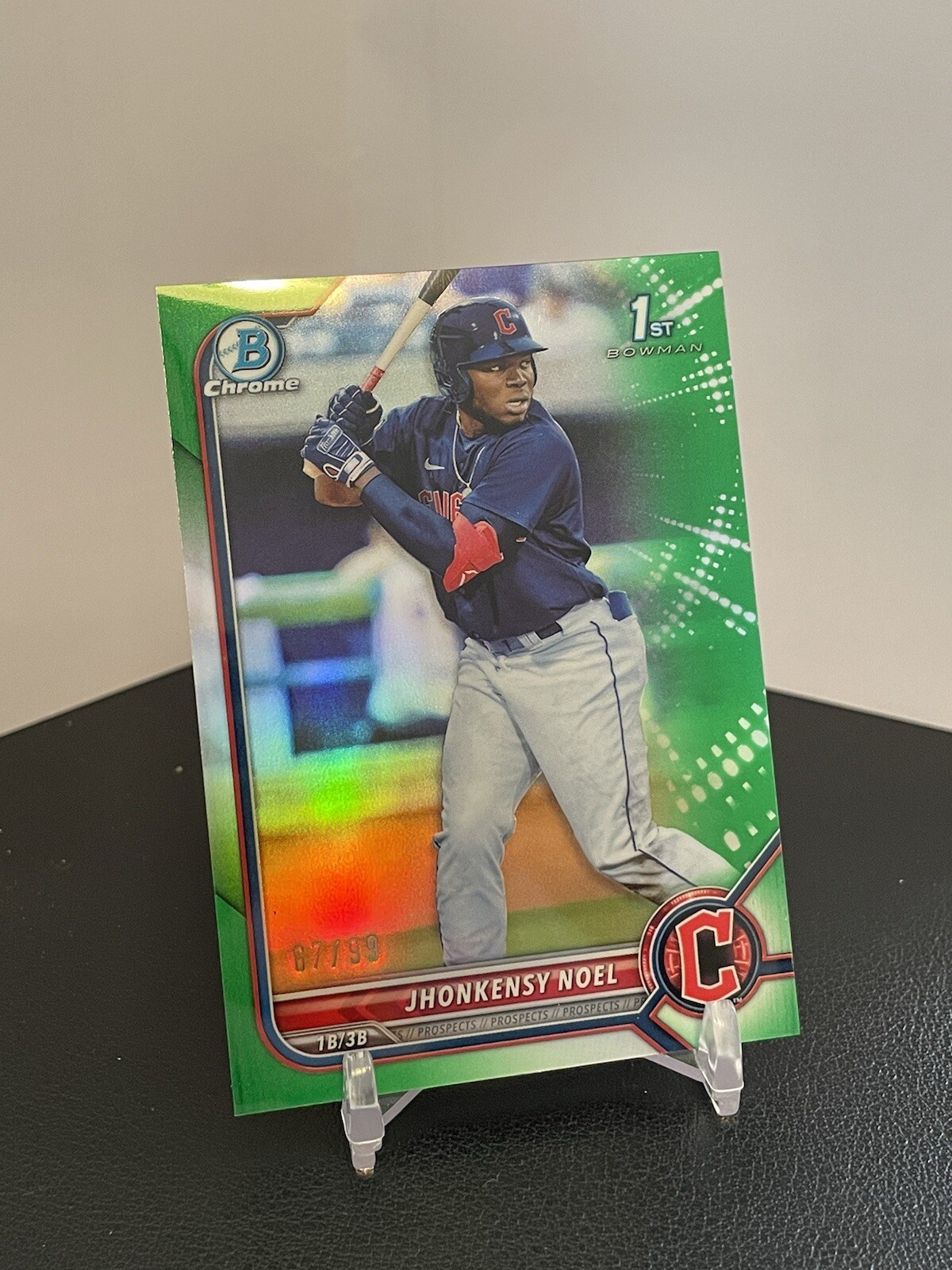 2022 Bowman Chrome Jhonkensy Noel BCP-2 1st Bowman RC GREEN Refractor #/99