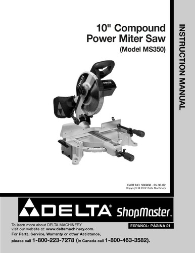 Delta Shopmaster MS350 10\