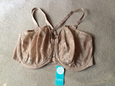 Goddess 40i Fawn Verity Full Coverage Boned Underwire Cup Bra Style 700213 NWT