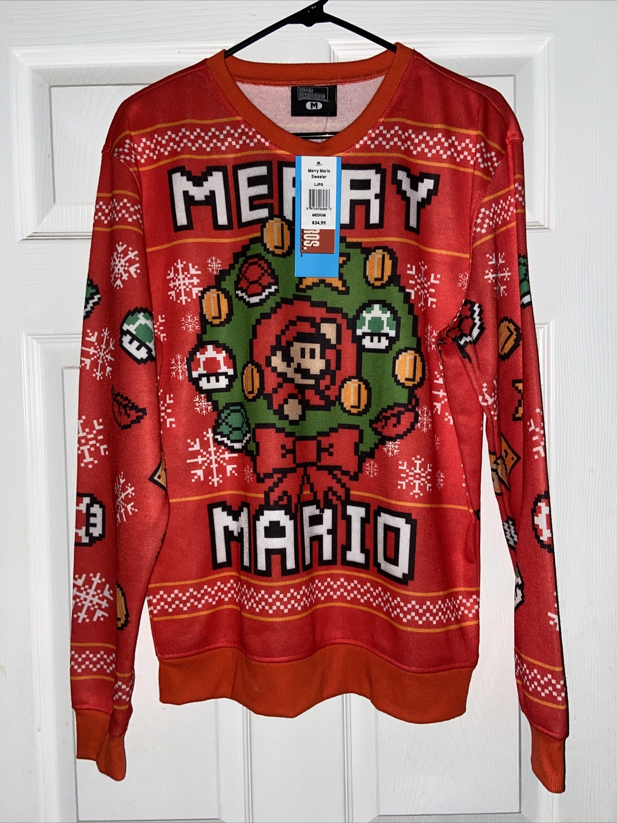 Super Mario Bros Merry Christmas Ugly 