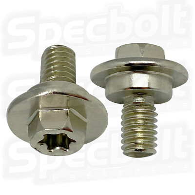Pair of Special Screws fits KTM Husqvarna M6X12x3 Torx Part