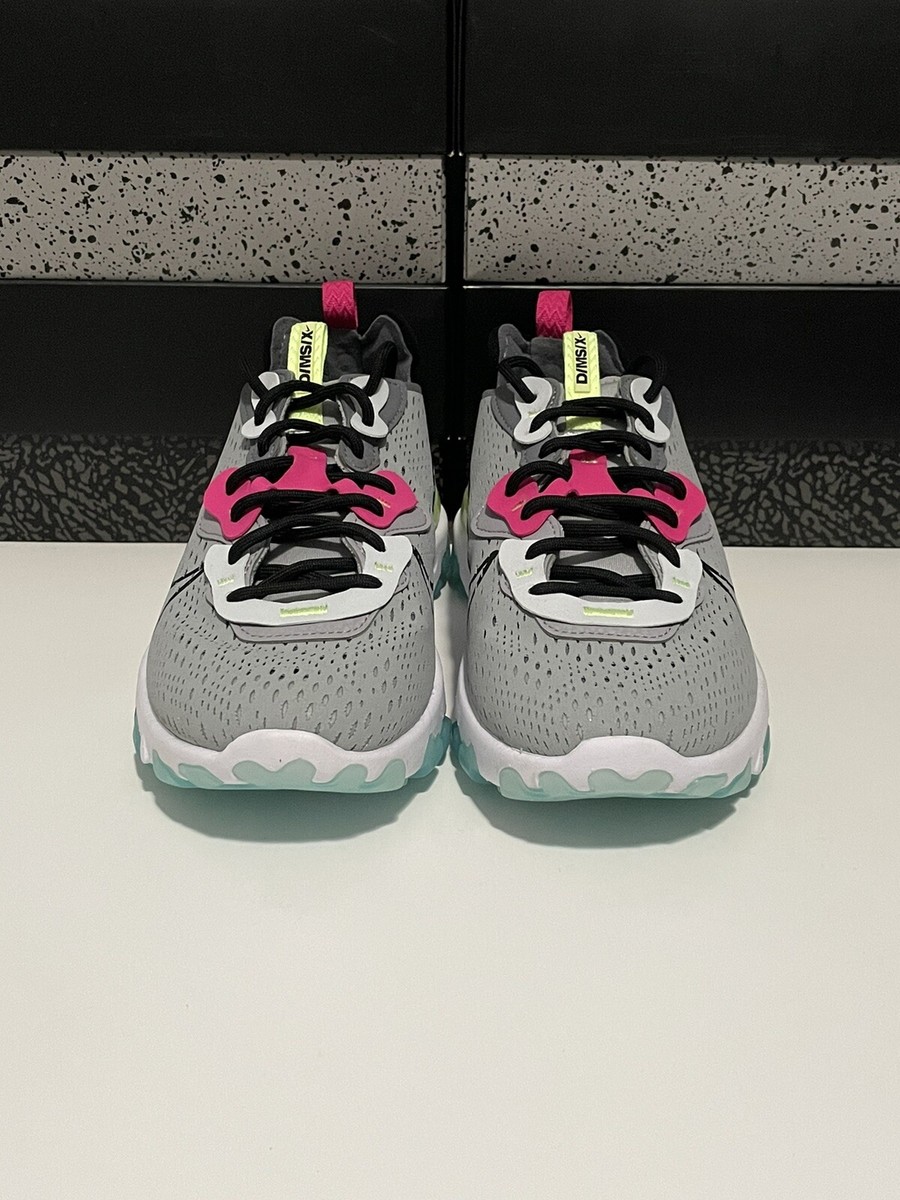 nike reacts grey and pink
