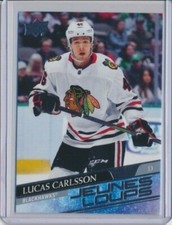 2020-21 Upper Deck Series 1 Young Guns Jeunes Loups UD FRENCH 212 Lucas Carlsson