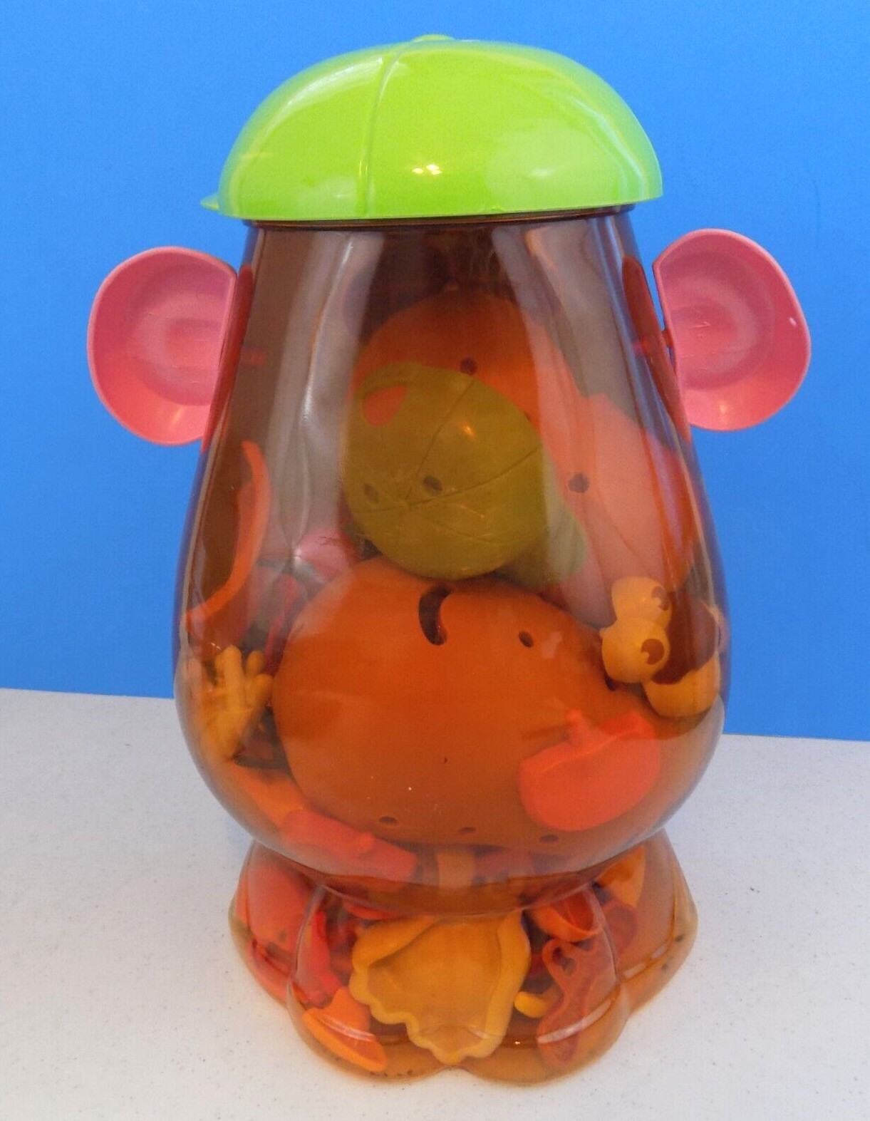 Vintage 2002~Hasbro~Mr. Potato Head Storage Container & 35 Miscellaneous Pieces