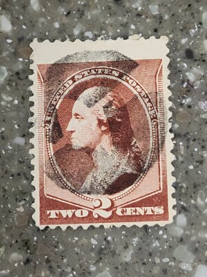 US Continental Bank Note 2c Brown George Washington Used - #7637 | eBay