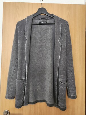 ladies blazer jacket size XS 34 grey used look brand fb sister new yorker thin new