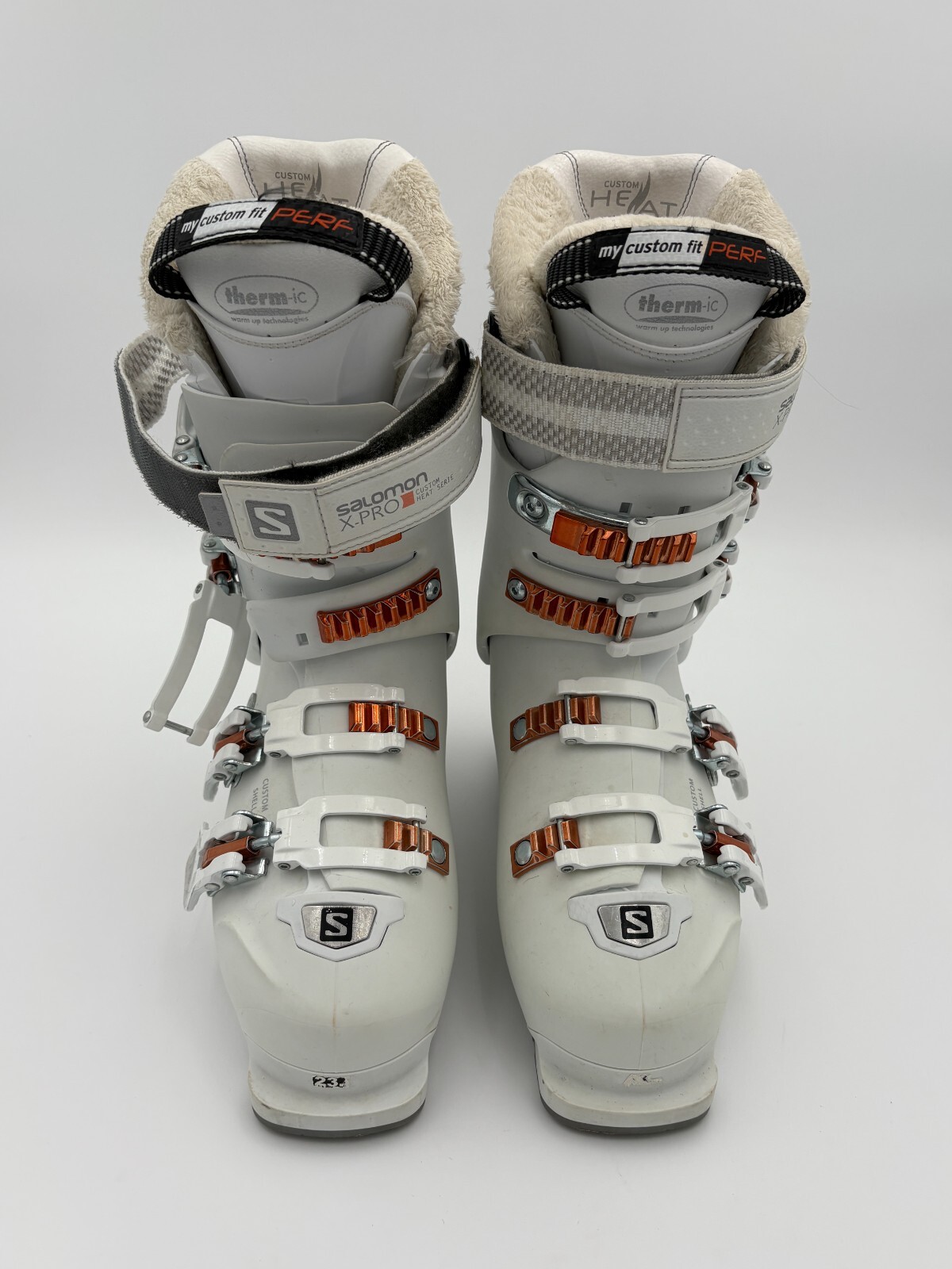 Scarponi da sci Salomon X Pro 90W personalizzati termici donna misura 23 23 5