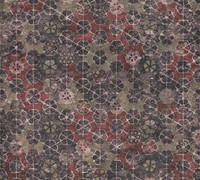 New Walls Vliestapete Vintage Fliesen Lilagrau Rot Braun 37391-3 (2,90€/1Qm)