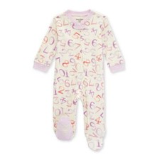 Burts Bees Baby Organic Cotton Baby One Piece Sleep N Play Lilac Size 0-3M