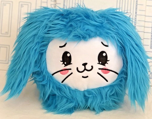 Pikmi Pops Jumbo Blue Huddy Bunny Plush Fluffy Sweet Scented Animal Doll NWOT - Picture 7 of 12