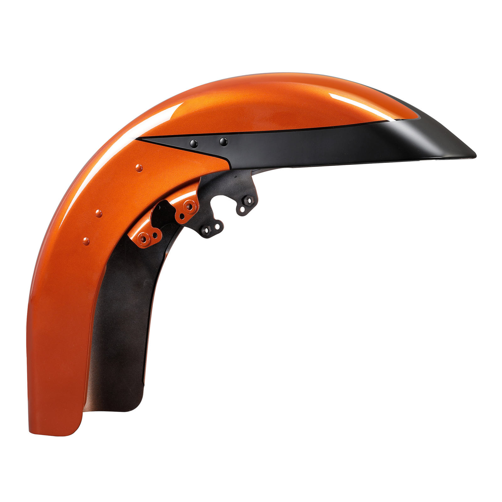 Front Fender For Harley Touring FLTR FLHX 14-25 24 Scorched Orange / Black Denim