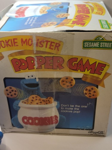Rare 1989 Cookie Monster Pop Up Game Lewco Corp Sesame Street - Picture 6 of 7