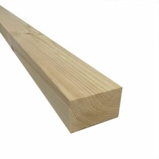Pine Planed All Round Timber Post 75mm x 50mm (3" x 2") 2.4m & 3.0m (Packs of 3)