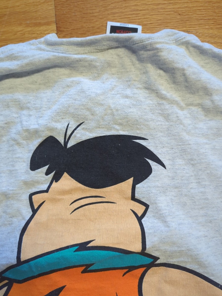 Vintage 90s Flintstones Fred Bowling 2-Sided Graphic T-Shirt