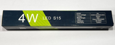 4W LED S15 Lampe Ersatz für Halogen 284mm 320lm 4500k kaltweiß Beleuchtung
