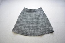 Banana Republic Plaid Sparkley Lined Dress Skirt With Pockets Womens Size 0 NEW