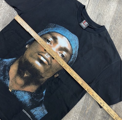 Vintage 90s Rap Snoop Dogg Beware of The Dogg T-Shirt Rap Tee Sz L Giant Tag - Picture 6 of 8