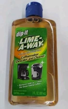 DIP-IT Lime-A-Way Coffeemaker Descaler & Cleaner 7 oz Liquid Bottle SEALED NEW