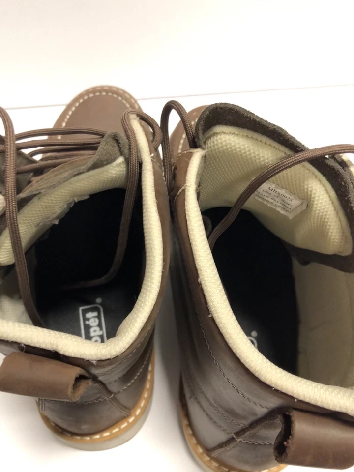 Botas Propet Watson Hombre Cuero Marrón Talla 14 EEE Foto 4 de 4