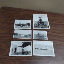 Lot of 6 Original Photos US Navy Naval Ships some with Descriptions