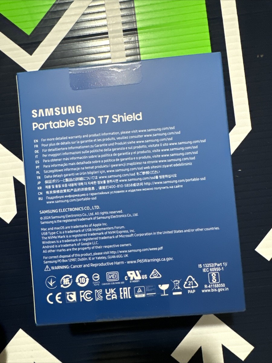 Samsung T7 Shield 2TB External USB 3.2 Gen2 Rugged SSD IP65 WaterResistant Black | eBay Samsung T7 Shield 2TB External USB 3.2 Gen2 Rugged SSD IP65 WaterResistant Black | eBay