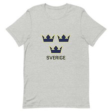 Team Sweden Ice Hoceky Jersey Shirt Vintage Retro Throwback World Championships