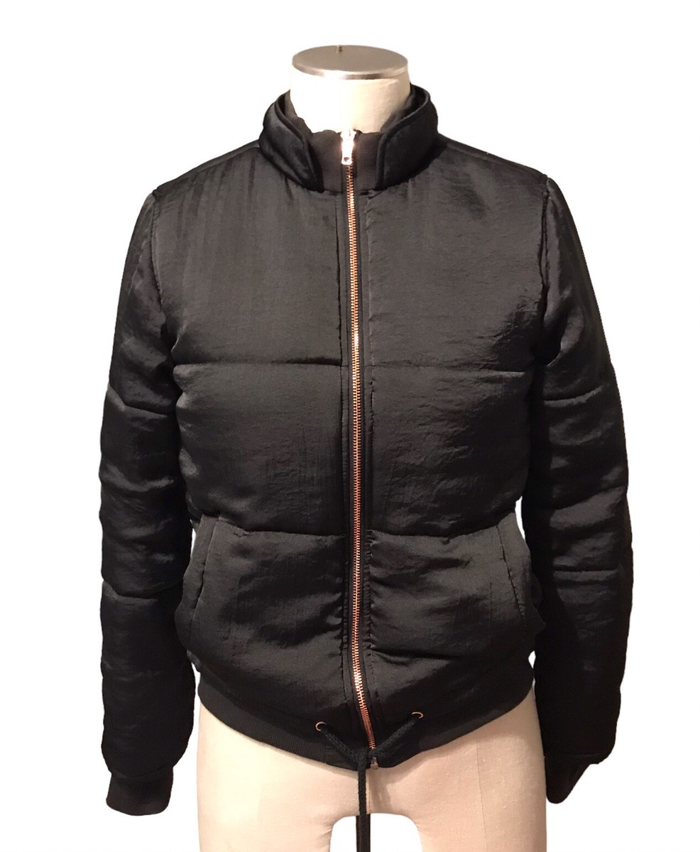 SPIRITUAL GANGSTER Puffer Jacket Black Stay Wild Moon Child READ