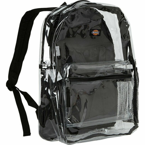 dickies clear pvc backpack