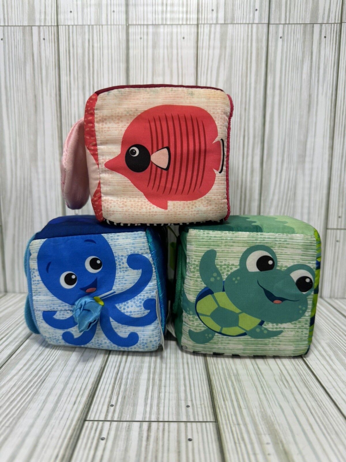 Baby Einstein Soft Blocks Sensory Texture Learning Toy Explo