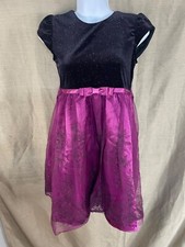Jona Michelle size 12 Purple Black Shiny Formal Dress Layered lined very pretty