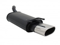Novus Sportauspuff +Abe 135X75Mm Oval Stahl FüR Opel Corsa B-B