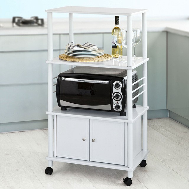 Sobuy Porta Forno a Microonde Carrello da cucina Bianco Frg12-w IT |  Acquisti Online su eBay