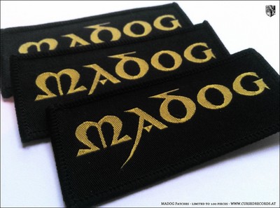 MADOG official Aufnäher Patch NEU / NEW - streng limitiert Thrash Metal Austria