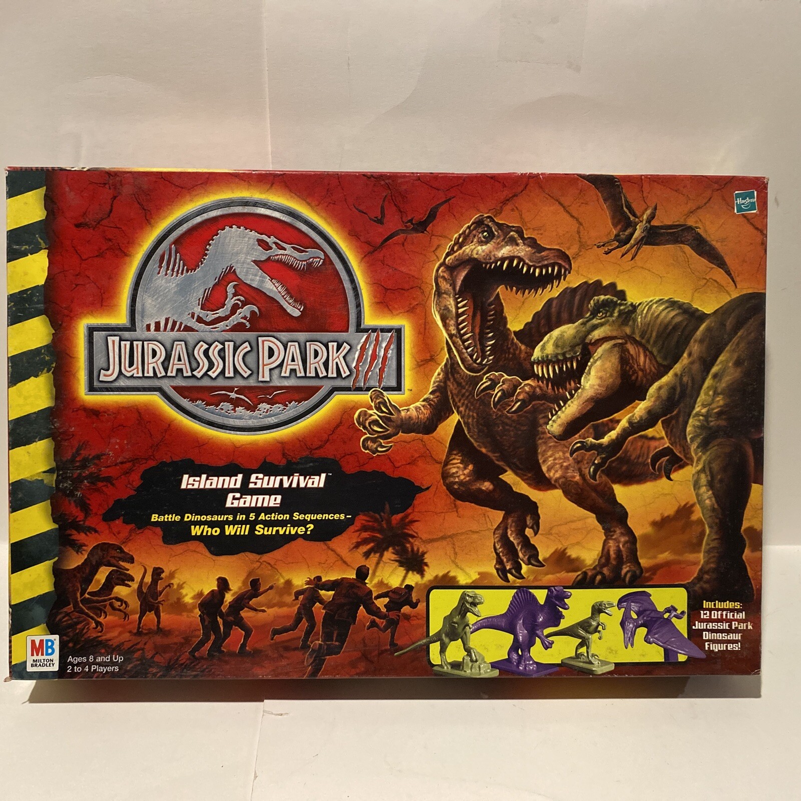 JURASSIC PARK III 3 Island Survival Board Game Complete