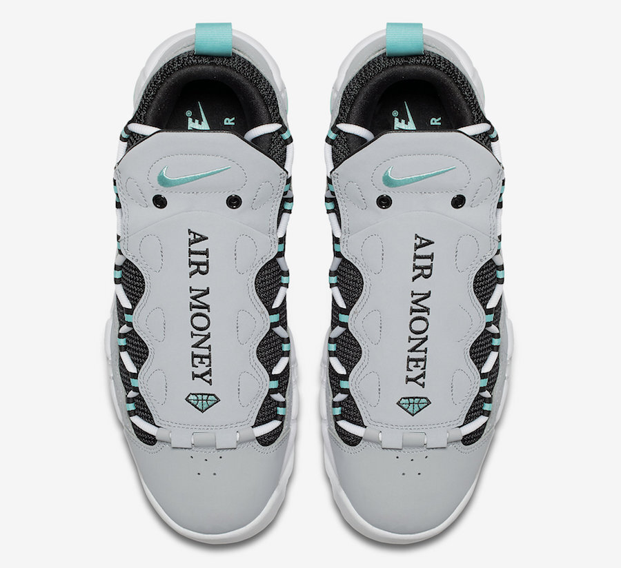 Size 13 - Nike Air More Money Island Green for sale online