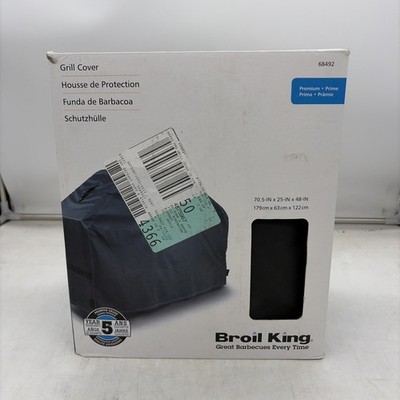 Broil King Gas Grills 70.5'' Premium Heavy-Duty PVC/Polyester Black Cover 68492