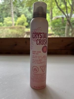 BTZ Crystal Crush Memory-Locking Primer Mist 4 oz Rose Quartz Hair Styling Spray