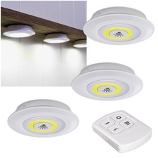 3er Set touch Led Unterbau-Leuchte mit Fernbedienung TIMER Batterie Möbellampe