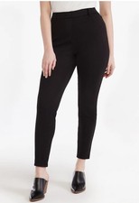 TIME and TRU Womens Jeggings Size Large Black Pull On Pockets New