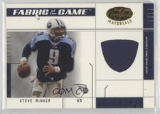 2003 Leaf Certified Materials Fabric of the Game 38/50 Steve McNair Shield 0rx8