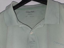 CALVIN KLEIN LIQUID TOUCH MEN'S POLO GOLF SHIRT 100 COTTON SIZE EXTRA LARGE