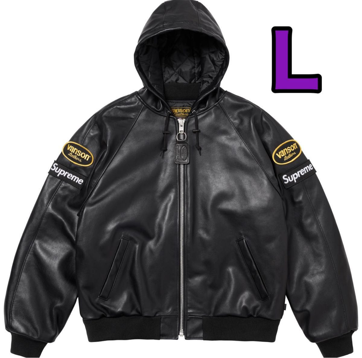 Supreme Vanson Leathers Hooded Work Jacket Lsize | eBay Supreme Vanson Leathers Hooded Work Jacket Lsize | eBay