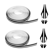 2 Rolls 32Ft Car Pinstriping Tape, Vinyl Automotive Pinstriping Tape Black