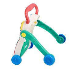 Baby Walker Hand Push Avoid Rollover Music Colorful Toys Skip Free Handlebar XO