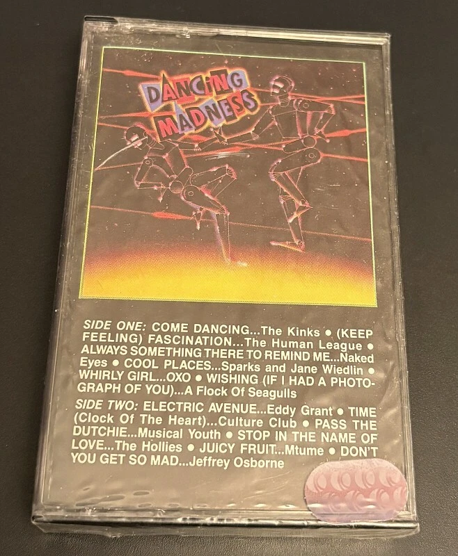 Dancing Madness (Cassette Tape, K-TEL 1983) Rare Vintage 1980s Various NEW  - Image 2 of 3