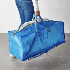 IKEA FRAKTA ZipStorage bag for cart, blue, 28 ¾x13 ¾x11 ¾ " 20 gal 55lb loading