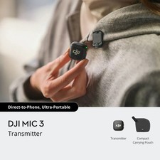 DJI Mic 3  1 TX Wireless Microphone