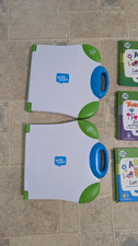 LOT of 2 Leap Frog Leap Start Interactive Learning Systems WITH 3 BOOKS  