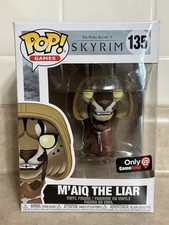 Funko Pop! Vinyl Skyrim M'aiq the Liar #135 GameStop Exclusive Figure